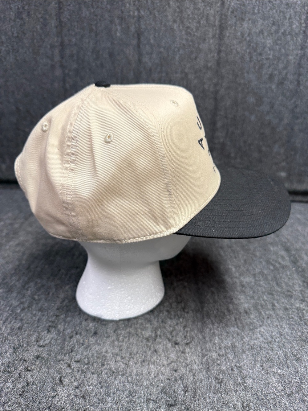 OTTO Black Brim Cream Interior Two-Tone Baseball Cap - Picture 5 of 6